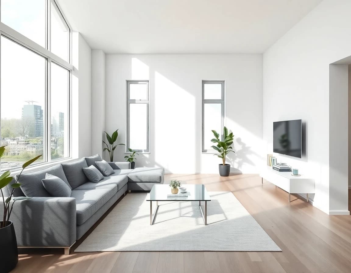 Modern interior design style - AI home design app example showing a beautiful modern room